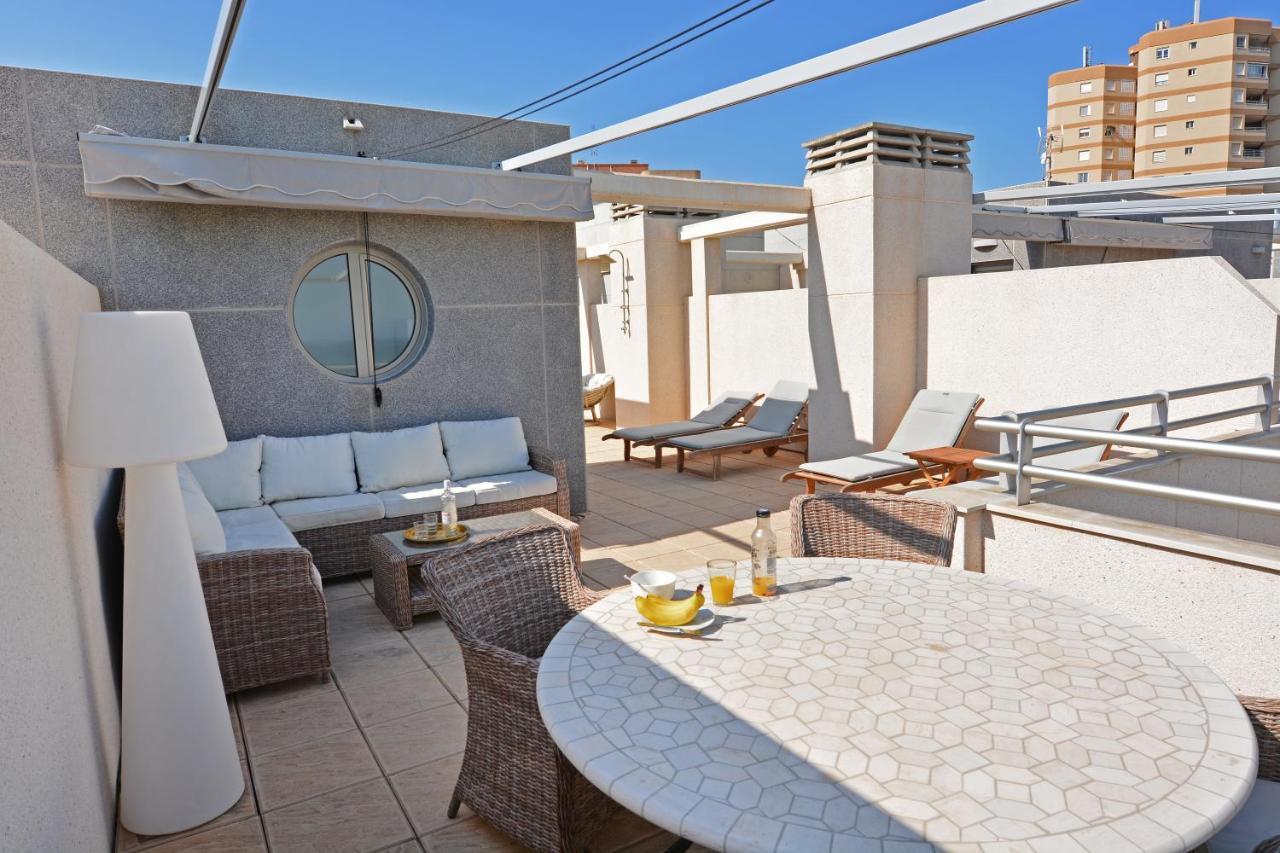 Luxury Beachfront Penthouse By Nras エル・カンページョ エクステリア 写真